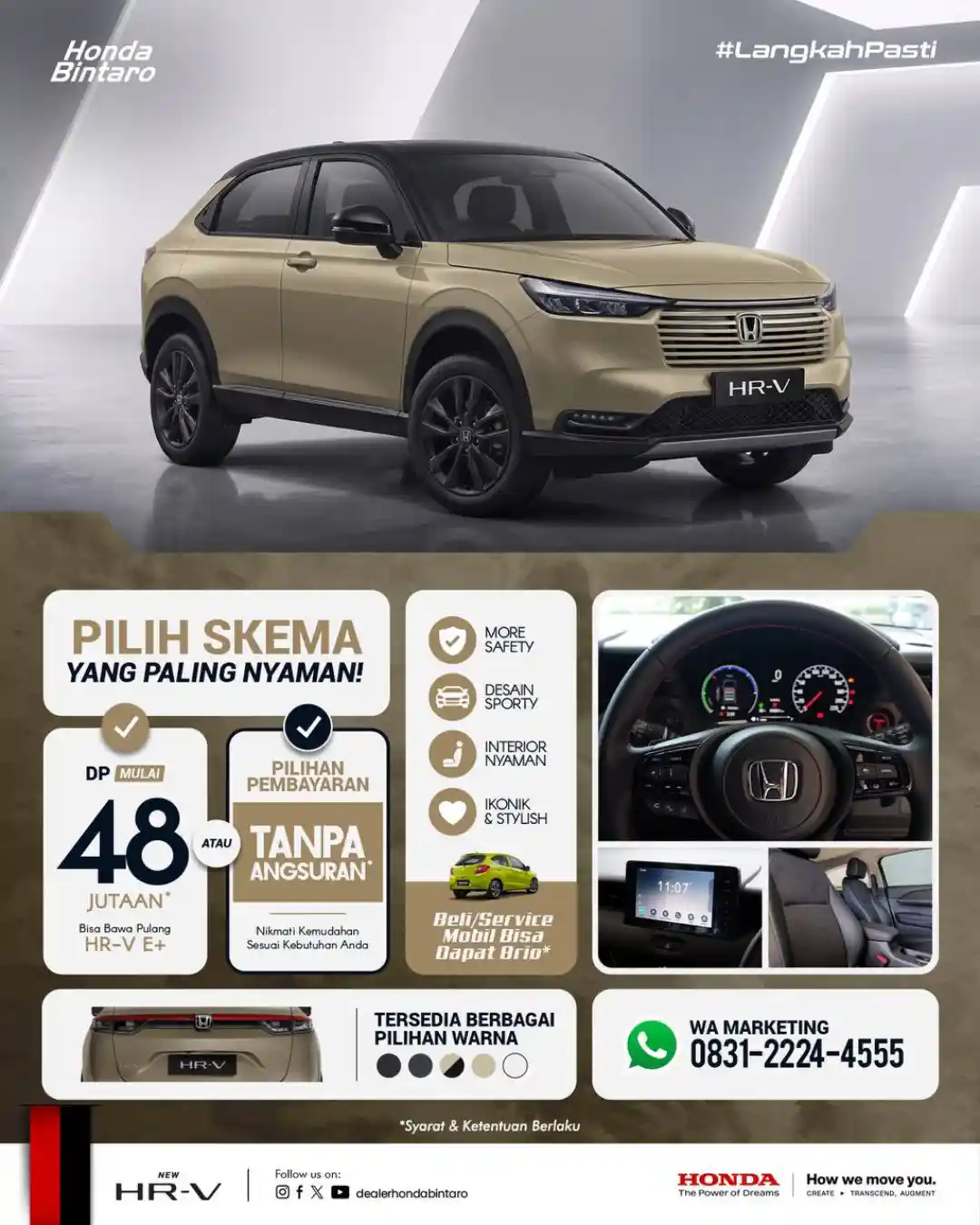 Mudahnya Punya Honda HR-V dengan Skema Pembayaran Ini