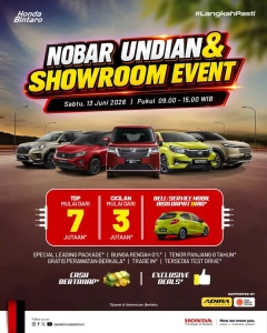 Nobar Undian Periode Mei dan Showroom Event Spesial Honda Bintaro
