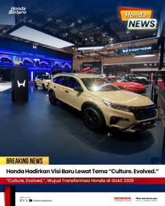 Honda Hadirkan Visi Baru Lewat Tema Culture. Evolved.