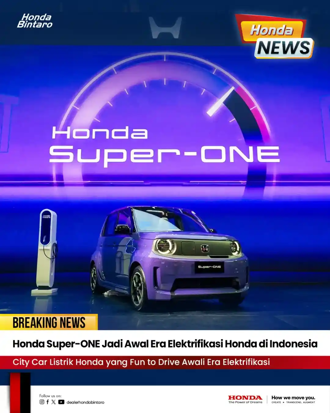 Honda Super-ONE Jadi Awal Era Elektrifikasi Honda di Indonesia