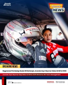Regenerasi Pembalap Muda HRI Berlanjut, Ananda Zayn Neymar Debut di MFoS 2026