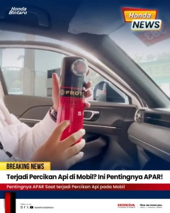 Terjadi Percikan Api di Mobil Ini Pentingnya APAR!