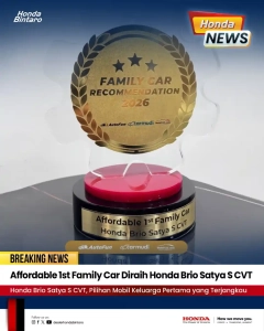 Affordable 1st Family Car Diraih Honda Brio Satya S CVT