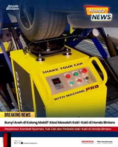 Bunyi Aneh di Kolong Mobil? Atasi Masalah Kaki-Kaki di Honda Bintaro