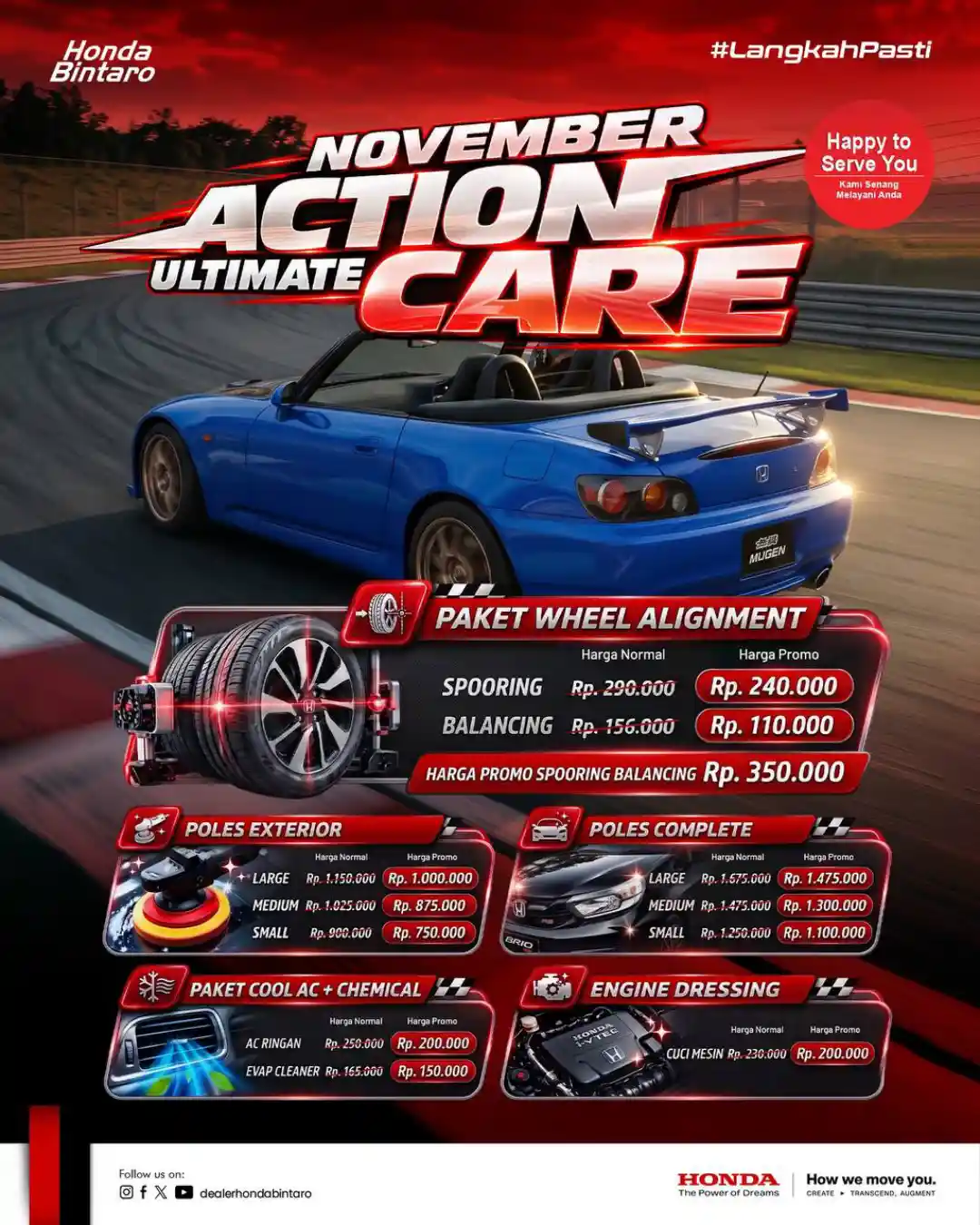 Promo Service November Action Ultimate Care!