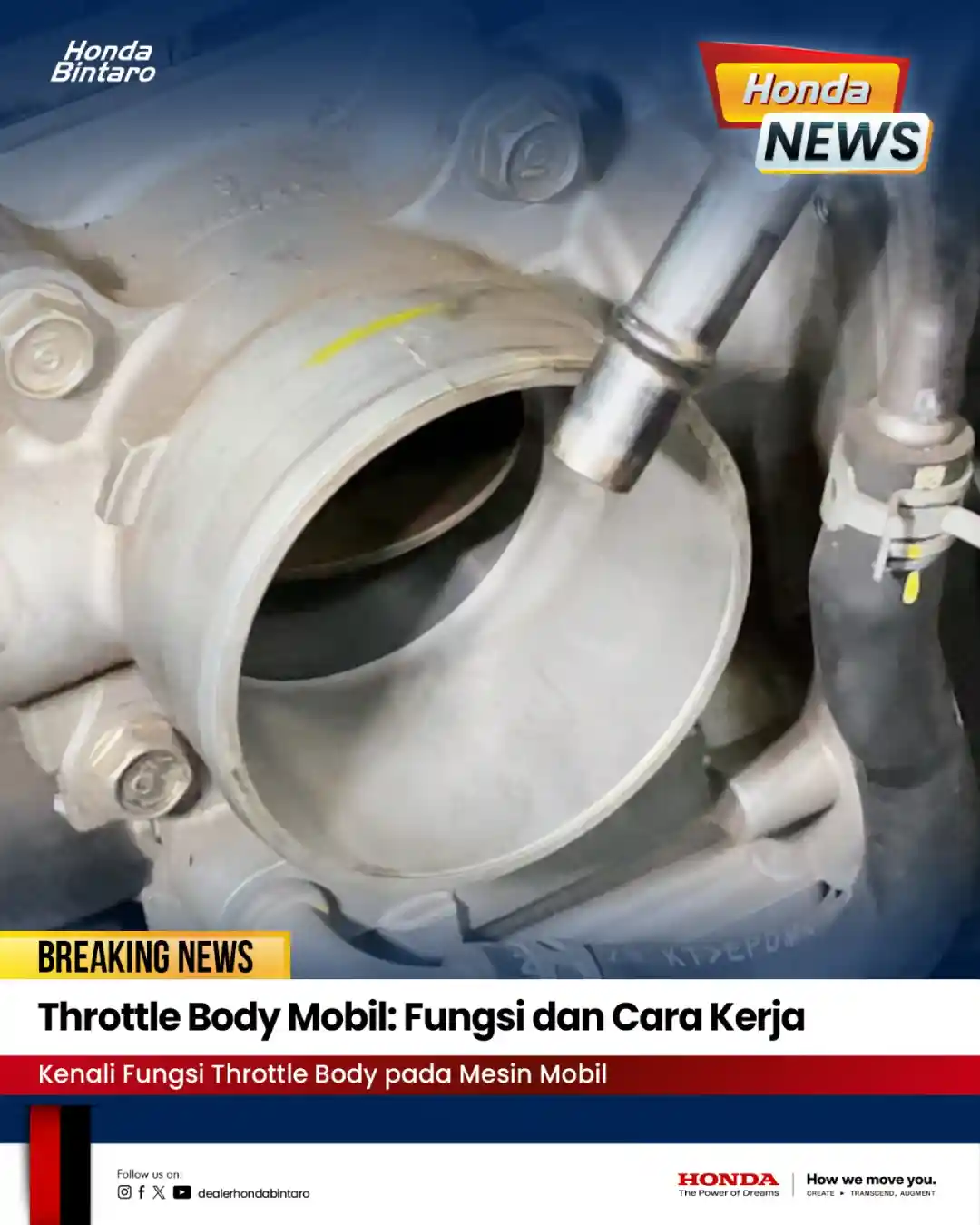 Throttle Body Mobil: Fungsi dan Cara Kerja